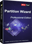 MiniTool Partition Wizard プロ版のイメージ上のラッピングボックス