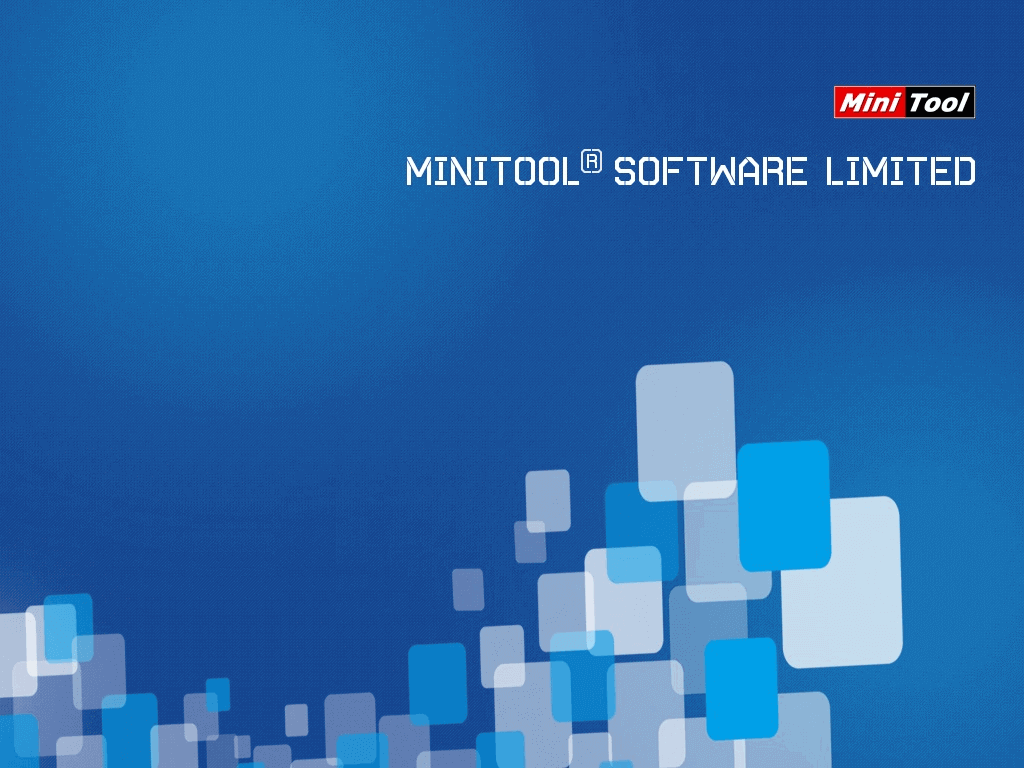MiniTool Partition Wizard Bootableの画面 - 起動画面