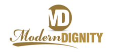 レビューサイトmoderndignityのロゴ