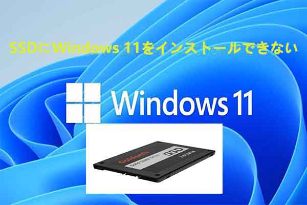 Windows 11をSSDにインストールできない 3 つのケースと対処法