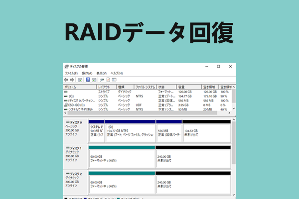 RAIDのデータ回復｜RAIDからデータを回復する方法