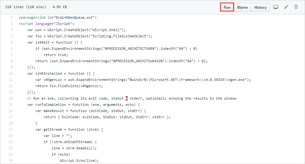 Файл скрипта windows. Пример скрипта для виндовс 10. Net runtime Optimization service что это.