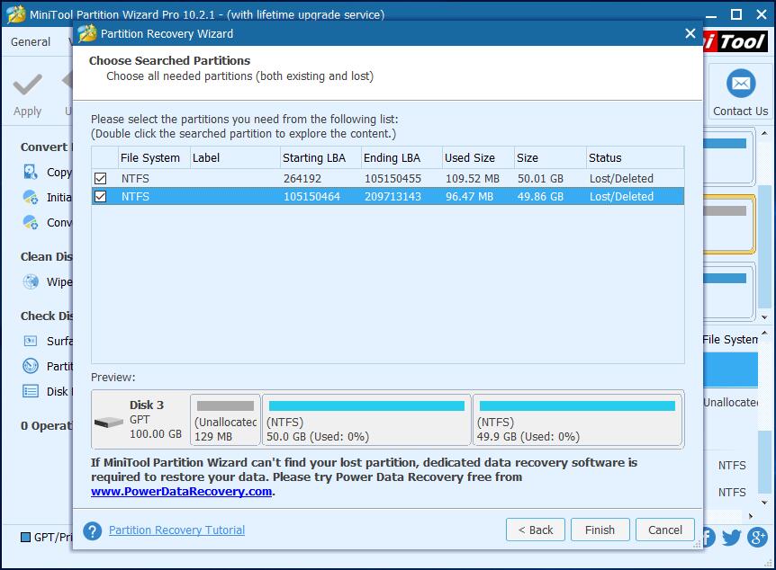 ハードディスクのパーティションを簡単に復元する方法