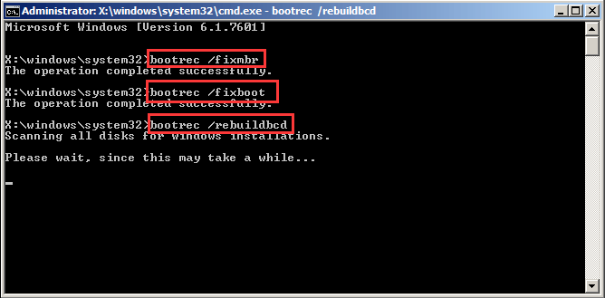 windows 10 repair mbr command line