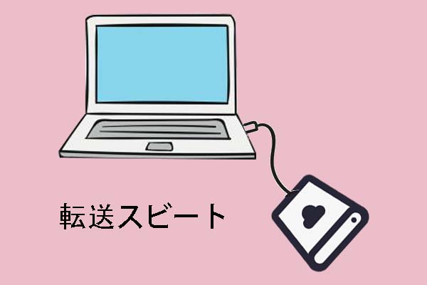 外付けハードドライブの転送スビートが遅くなる場合の対処法