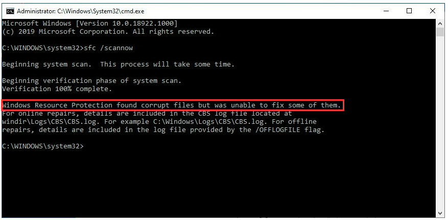 Windows 10でシステムファイルチェッカーを実行する方法
