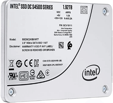 Intel SSD DCS4500シリーズ1.92TB