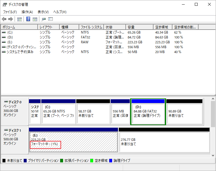 ハードディスクのフォーマットにかかる時間を解説 500gb 1tb 2tb 4tb