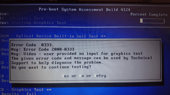 Dell ePSA 2000 0333 MiniTool Partition Wizard Dell ePSA 2000 0333 MiniTool Partition Wizard